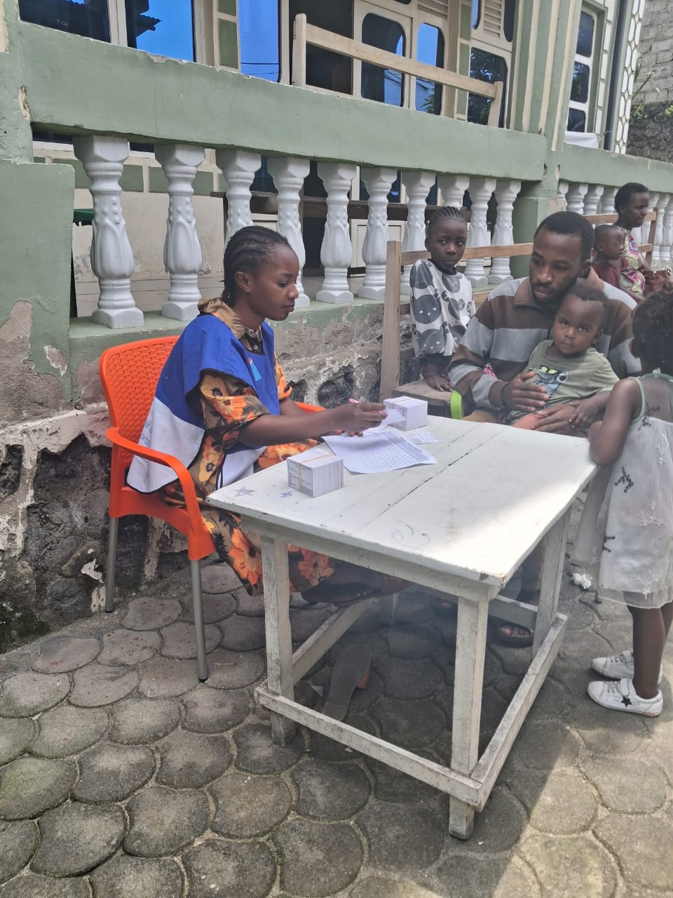 Campagne de vaccination contre la rougeole à Goma